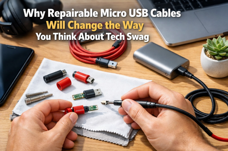 Why Repairable Micro USB Cables Will Change the Way You Think About Tech Swag